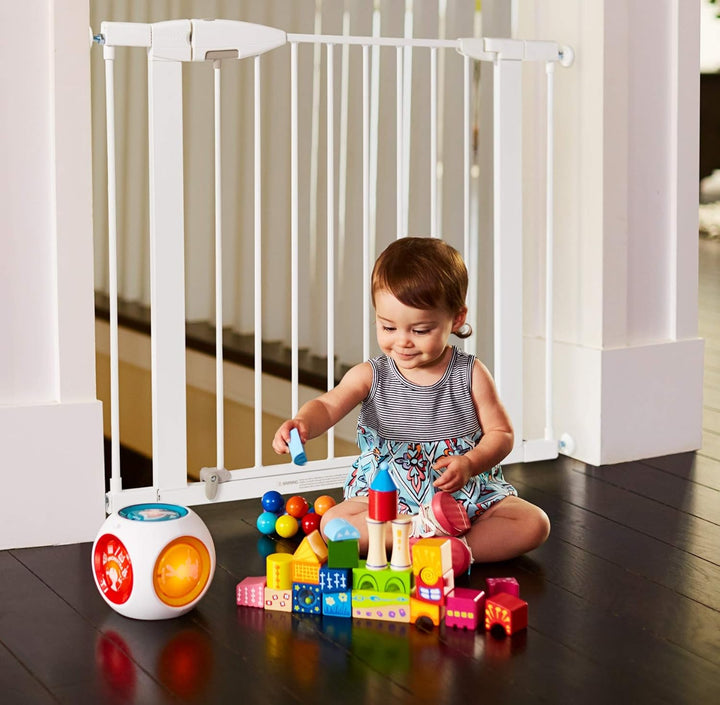 Munchkin Lindam 7 cm Pressure Fit Universal-Treppengitterverlängerung (weiss), kompatibel mit Sure S