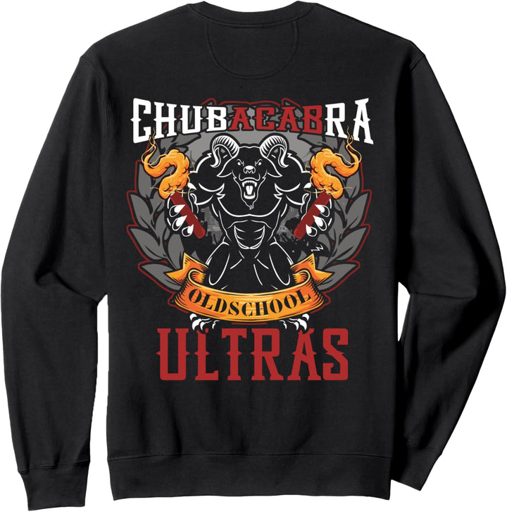 Chubacabra Oldschool Ultras Hooligans Backprint Sweatshirt