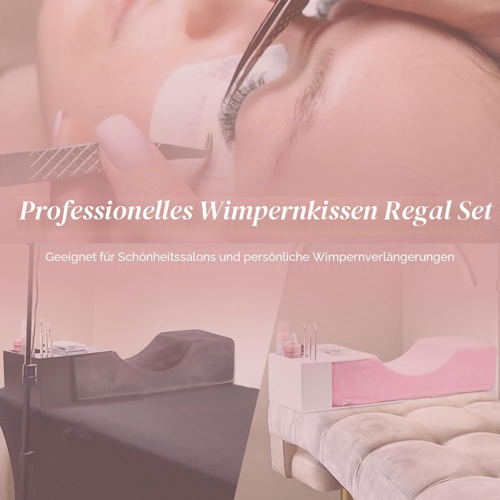 U-Förmiges Wimpernkissen, Wimpernverlängerung Zubehör für Schönheitssalon, Werkzeughalter für Wimper
