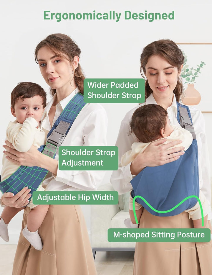 Tragetuch Baby, Mumgaroo Babytrage Neugeborene ab Geburt, On the Go Multifunktionale, für Babys von