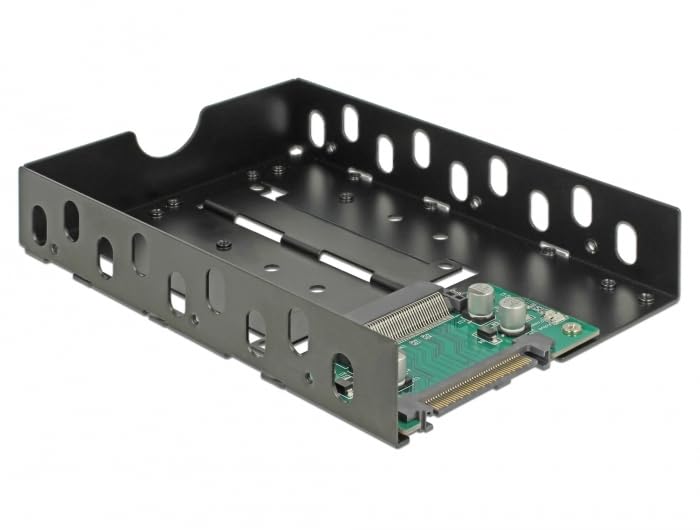 Delock Konverter U.2 SFF-8639 zu U.2 SFF-8639 Einbaurahmen, mit 3.5" Rahmen