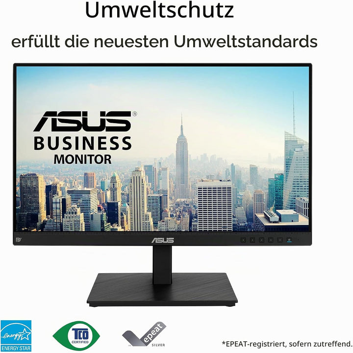 ASUS Business BE24ECSBT - 24 Zoll Full HD Monitor - 16:9 IPS Panel, 1920x1080-10-Punkt Multi-Touch,