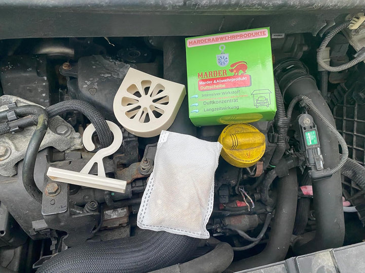 Marderschreck Auto - 6-Monat Marderabwehr Auto Duftstoff Haken Sicher Für Haustiere - Effektiver Mar