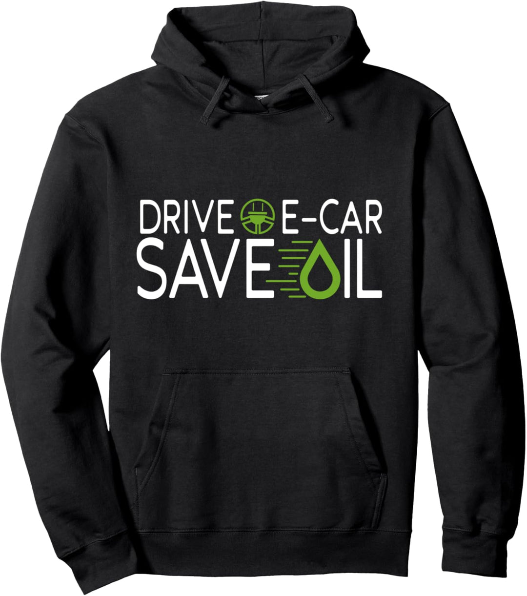 Fahrzeug Strom Elektroauto Fahren KFZ E-Auto Auto Geschenk Pullover Hoodie