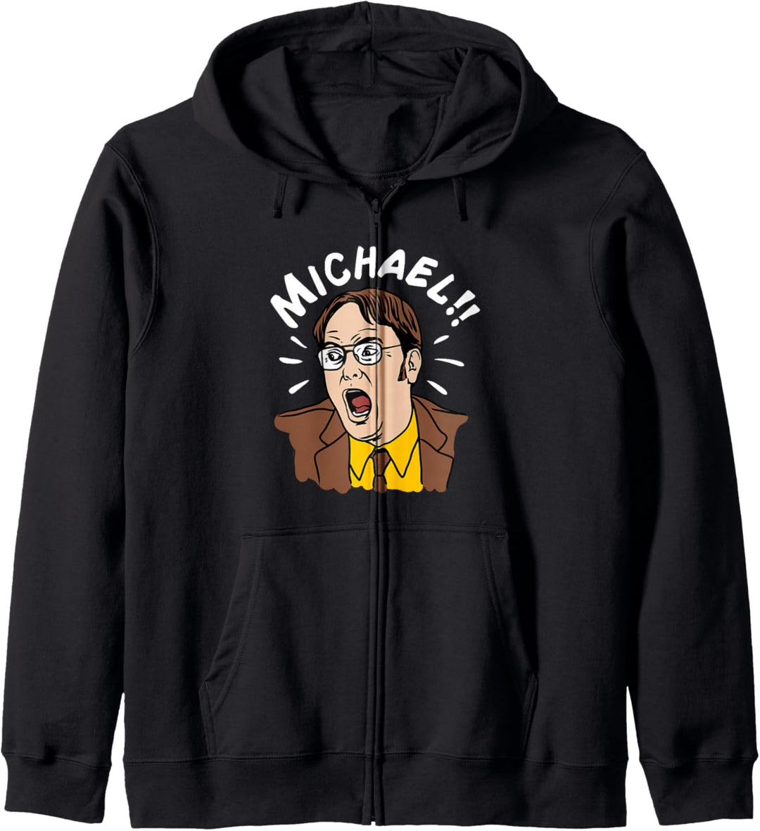 The Office Dwight schreit Michael! Kapuzenjacke