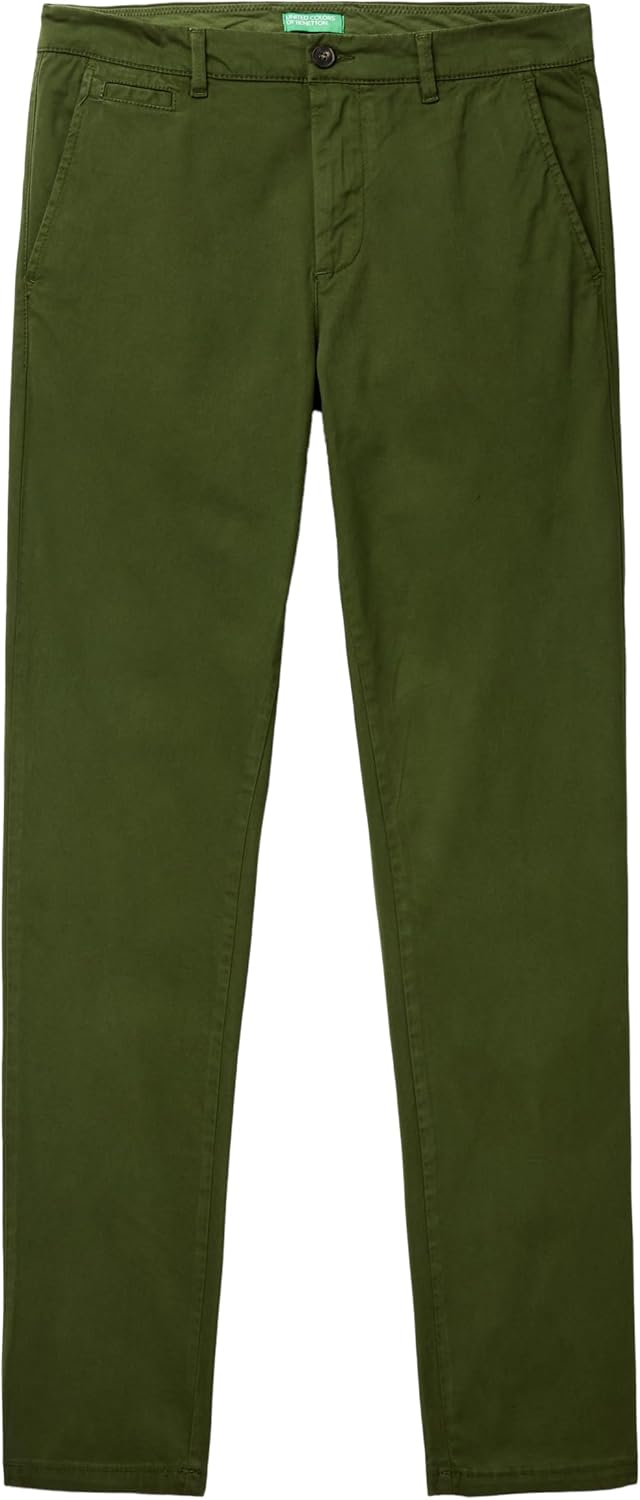 United Colors of Benetton Herren Hose 40 Grün, 40 Grün