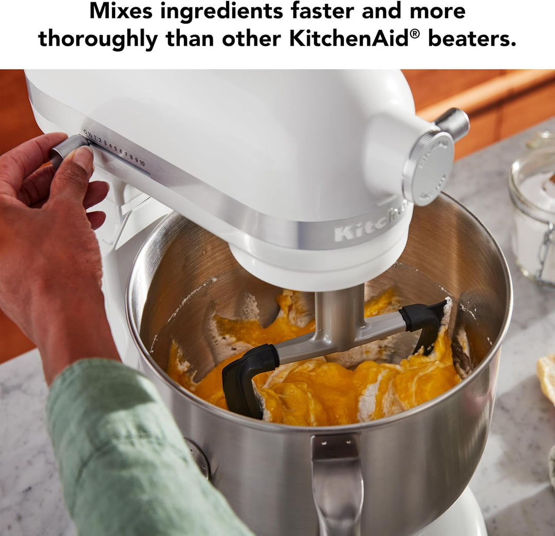 KDF7B Double Flex Edge Schlägel für Select Bowl-Lift Standmixer, Silber