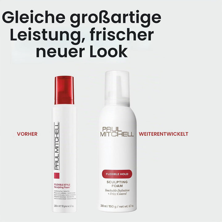 Paul Mitchell Sculpting Foam - Schaum-Festiger für Volumen und Styling, Haarschaum-Pflege für einen