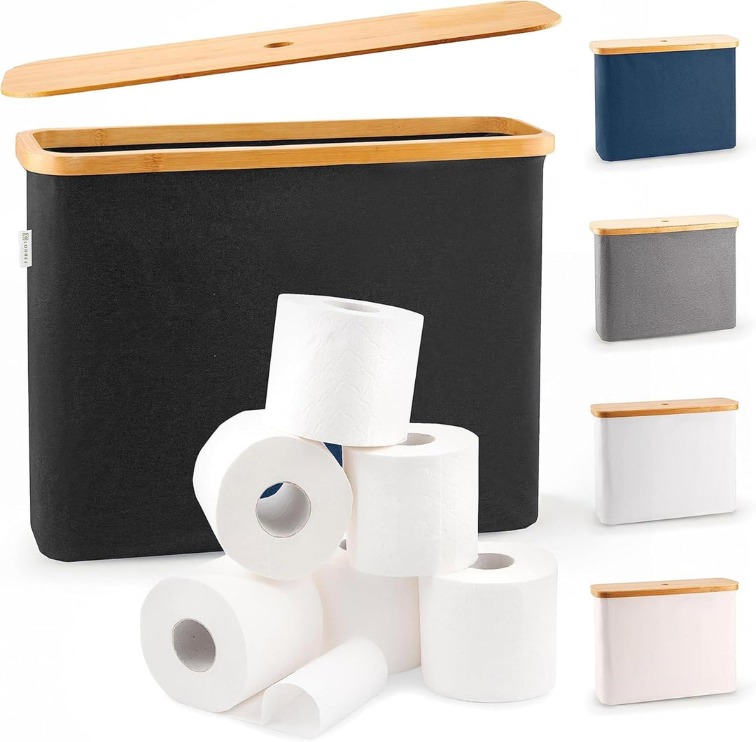 Lonbet - Toilettenpapierkorb - Toilettenpapieraufbewahrung - Der ultimative Badezimmer-Organizer - B