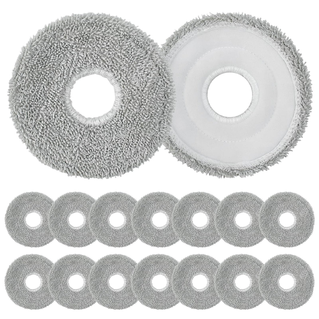 15 Stück Mopptücher Wischplatten Wischpad Zubehör Kompatibel mit Dreame X10/X20/X30 Pro/S10/X30 Pro