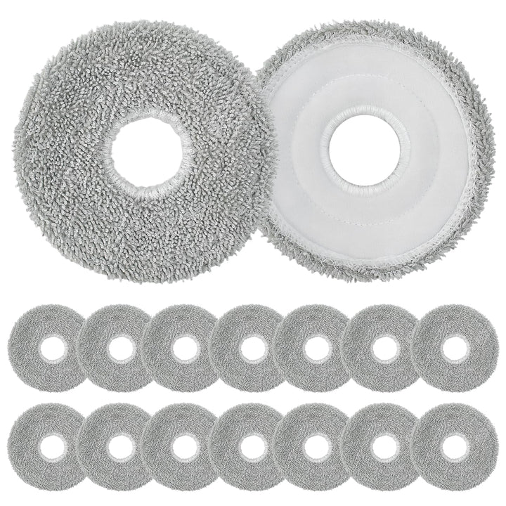15 Stück Mopptücher Wischplatten Wischpad Zubehör Kompatibel mit Dreame X10/X20/X30 Pro/S10/X30 Pro