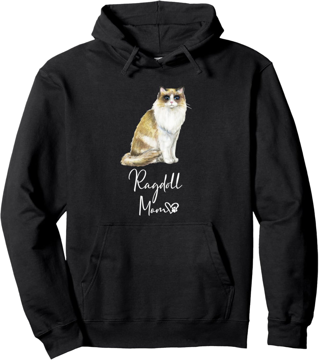 RAGDOLL MOM Mama Katze Katzenmama Frauchen Pullover Hoodie