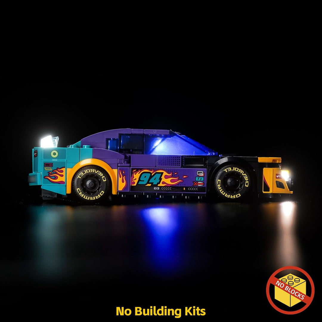 Led Licht Set für Lego NASCAR Next Gen Chevrolet Camaro ZL1 (Kein Lego), Dekorationsbeleuchtungsset
