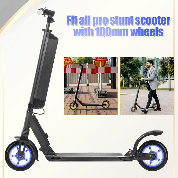 Stunt Scooter Rollen100mm, 2 Stück Stunt Scooter Räder Ersatzräder mit ABEC/ 9 Kugellager/Härtegrad