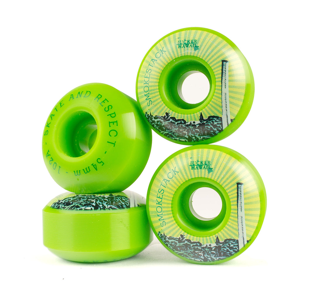 JUCKER HAWAII Skateboard Rollen/Wheels - Verschiedene Designs JUCKER HAWAII Skateboard Rollen SMOKES