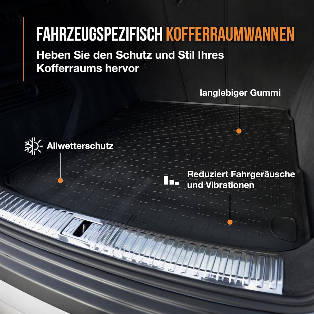 Travall CargoMat Liner Kofferraumwanne Kompatibel Mit Mitsubishi Outlander (Ab 2012) Phev (Ab 2014)
