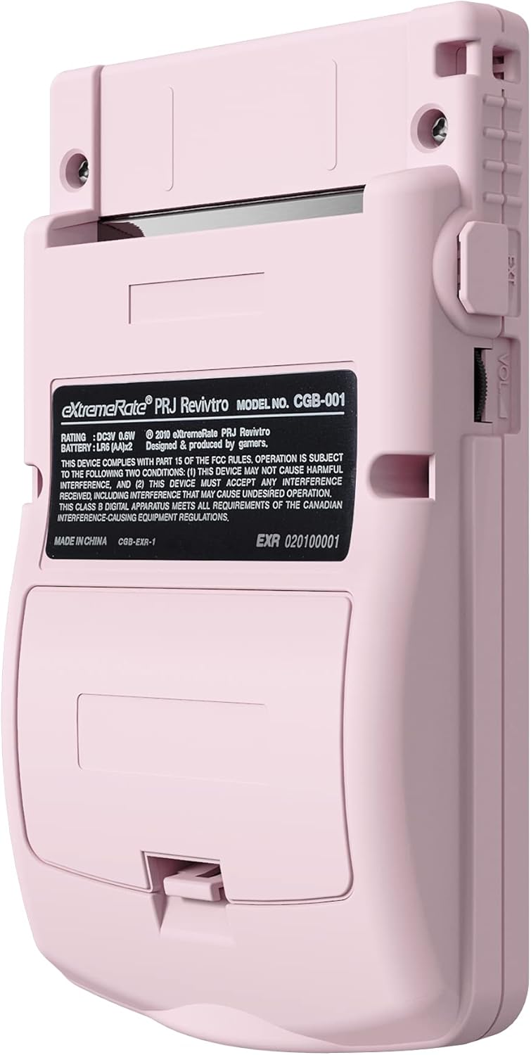 eXtremeRate IPS Ready Upgraded Case&Button für Gameboy Color, DIY-Ersatz Full Hülle Gehäuse Set für