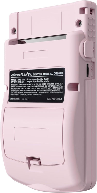 eXtremeRate IPS Ready Upgraded Case&Button für Gameboy Color, DIY-Ersatz Full Hülle Gehäuse Set für