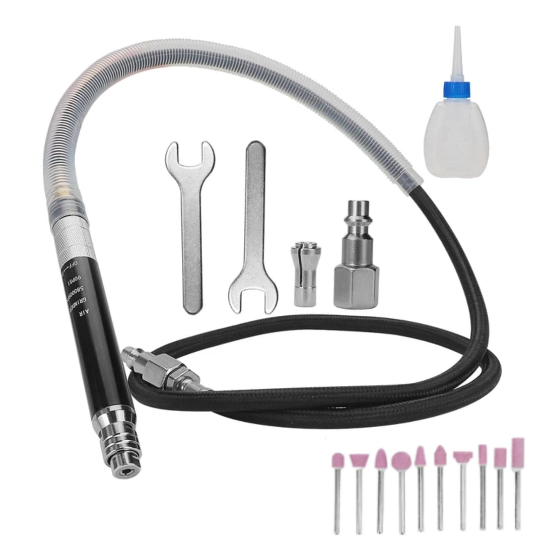 Pneumatische Bleistiftmatrize 1/4-Zoll-Einlass-Stabschleifer-Kit Mikro-Stabschleifer-Set Tragbares P