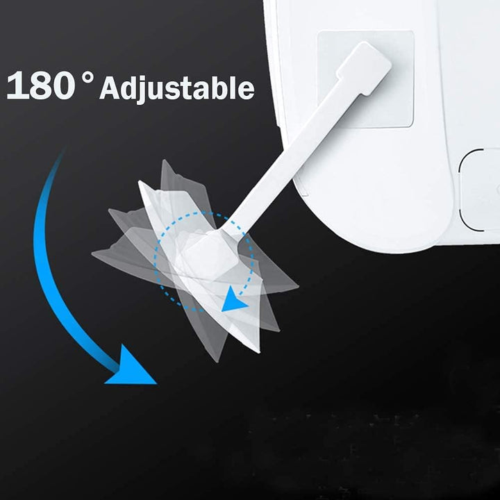 Cmboom Verstellbarer Windschutz für Klimaanlage - Weiss, Einstellbarer Winkel bis 180 Grad, Einfache