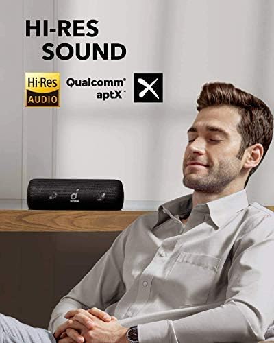 Soundcore Motion+ Bluetooth Lautsprecher mit Hi-Res 30W Audio, Intensiver Bass, Kabelloser HiFi Laut