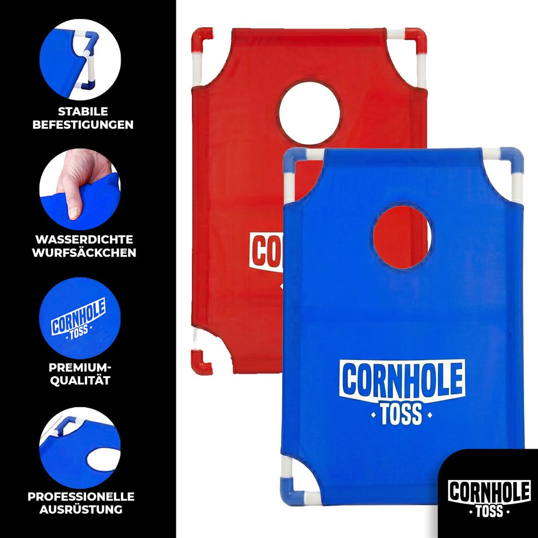 Original Offizielles Cornhole | Amerikanisches Cornhole | Einfach zu transportieren | Offizielle Abm