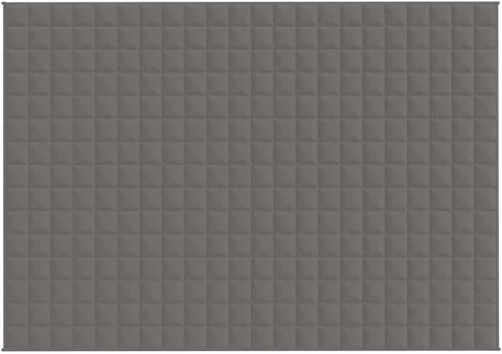 Revera Gewichtsdecke grau 155 x 220 cm 11 kg Stoff