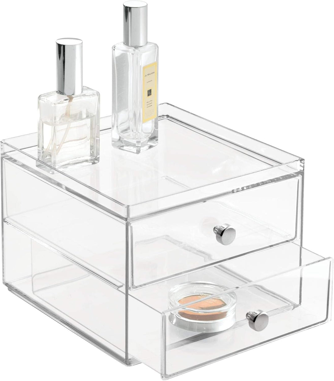 iDesign Drawers Make-Up-Organizer | hochwertige Aufbewahrungsbox für Schminke, Kosmetika & Co. | Sch