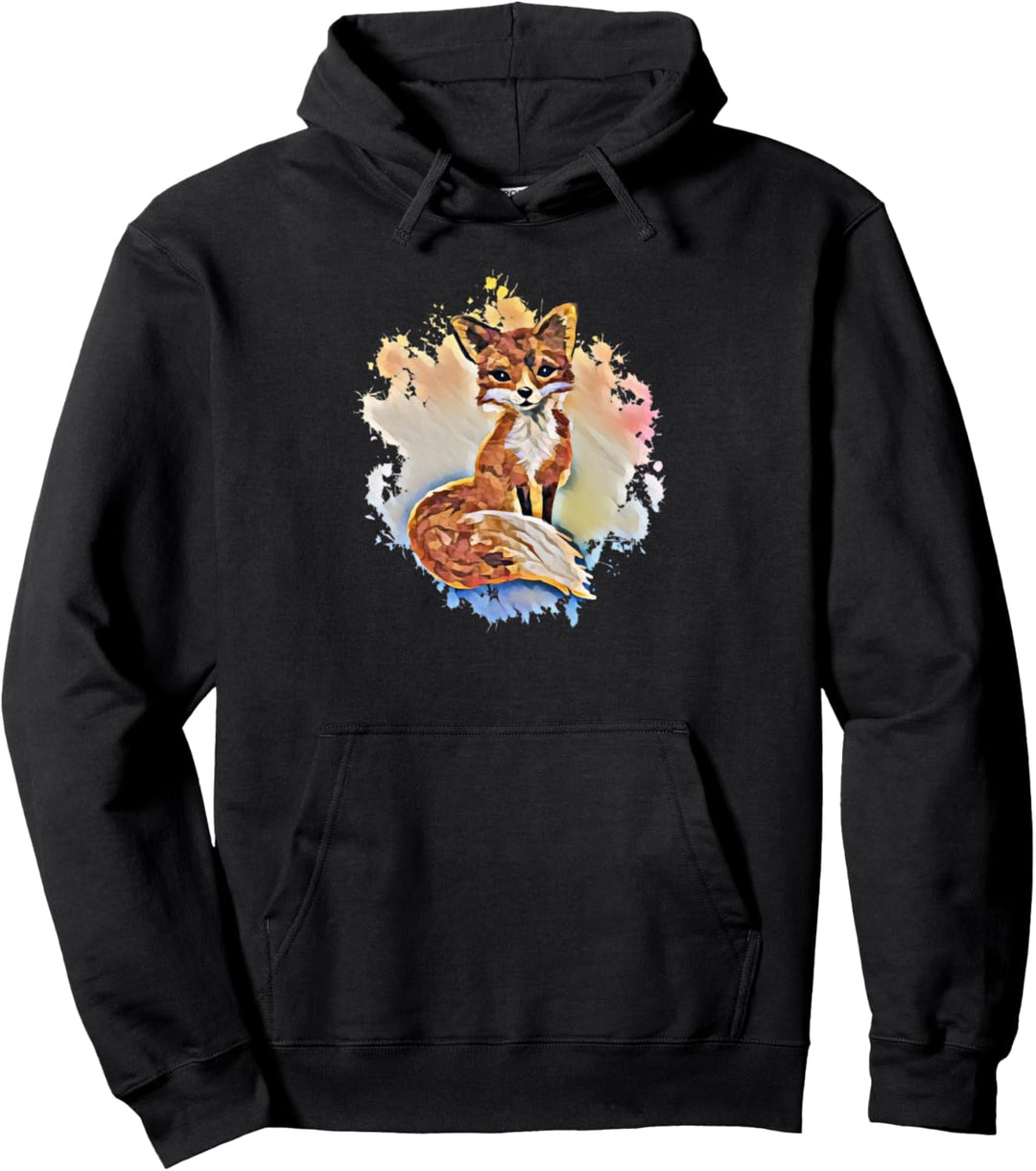 Fuchs Motiv Pullover Hoodie
