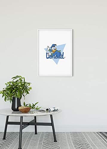 Disney Wandbild von Komar | Donald Duck Triangle | Kinderzimmer, Babyzimmer, Dekoration, Kunstdruck