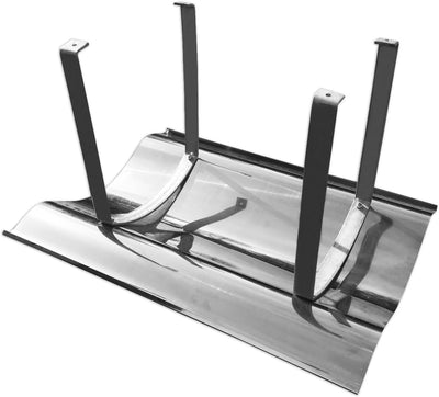 Schornsteinabdeckung Kaminhaube Kaminabdeckung Edelstahl Firend24 (Rostfreier Edelstahl, 400x700 mm)