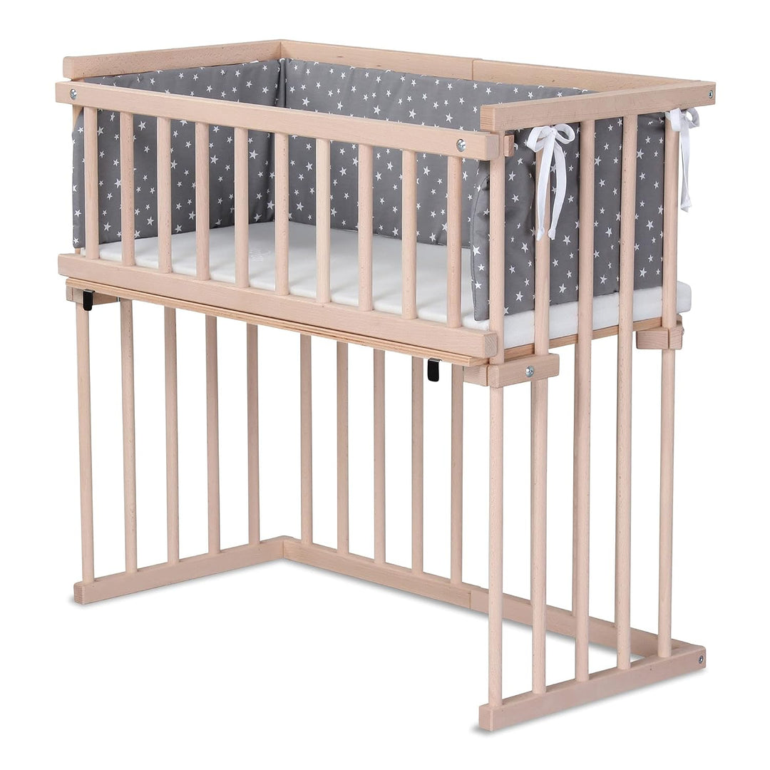 Dreamgood Beistellbett Stubenwagenverschluss Buche, 130200, 1 Stück (1er Pack)