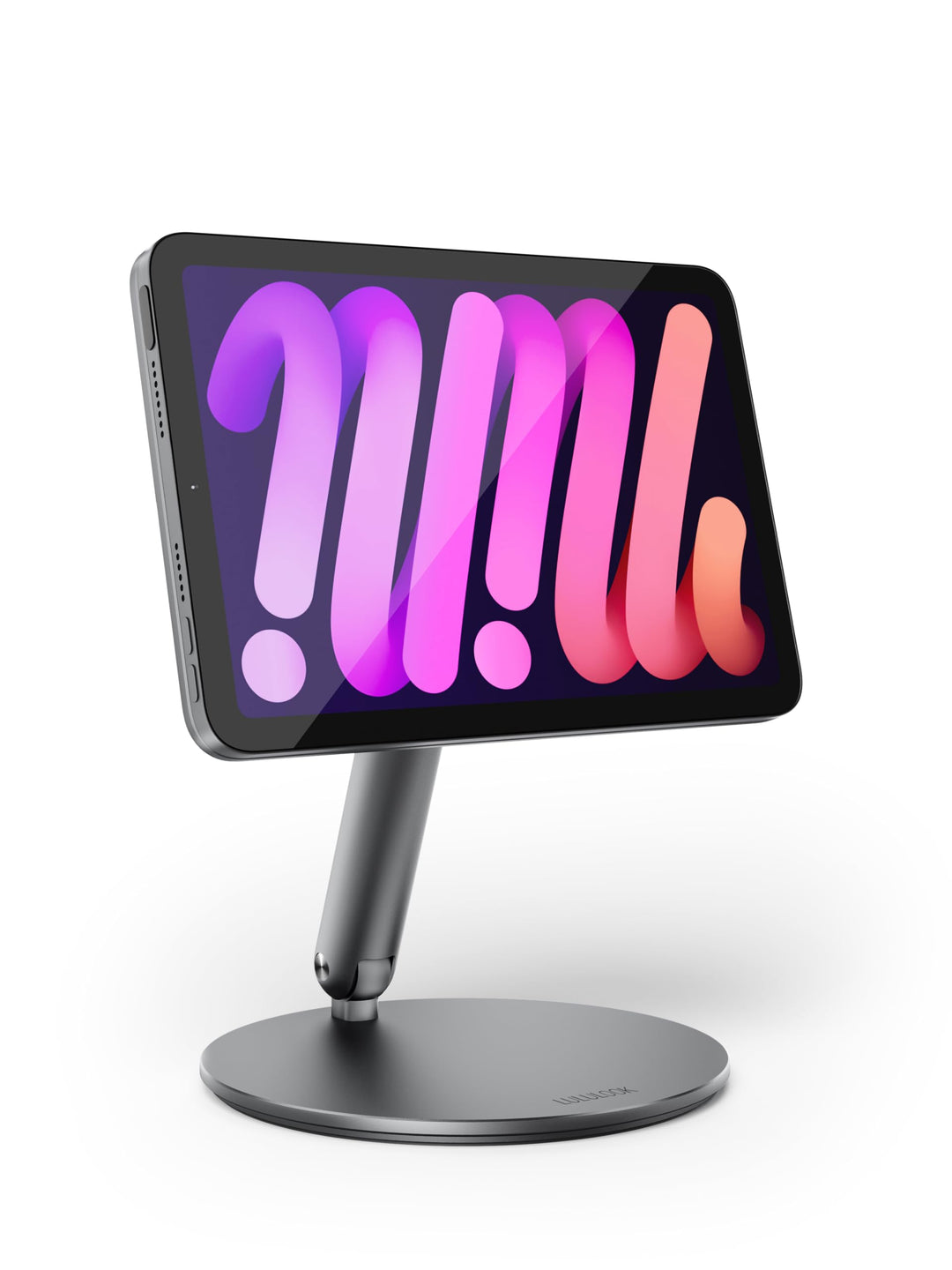 LULULOOK Magnetisch iPad mini 7 Ständer mit 360° Drehbar Basis, Aluminium Faltbar Mini 6 Halterung T