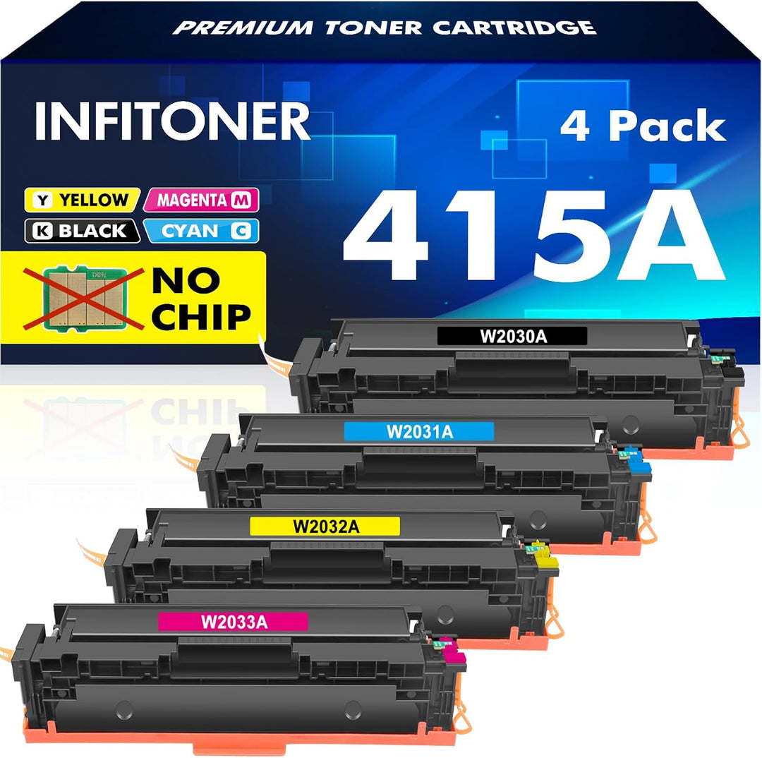 4er-Pack 415A 415X Kompatible Ersatz für HP Color Laserjet Pro MFP M479fdw M479dw M479dn M479fnw M47