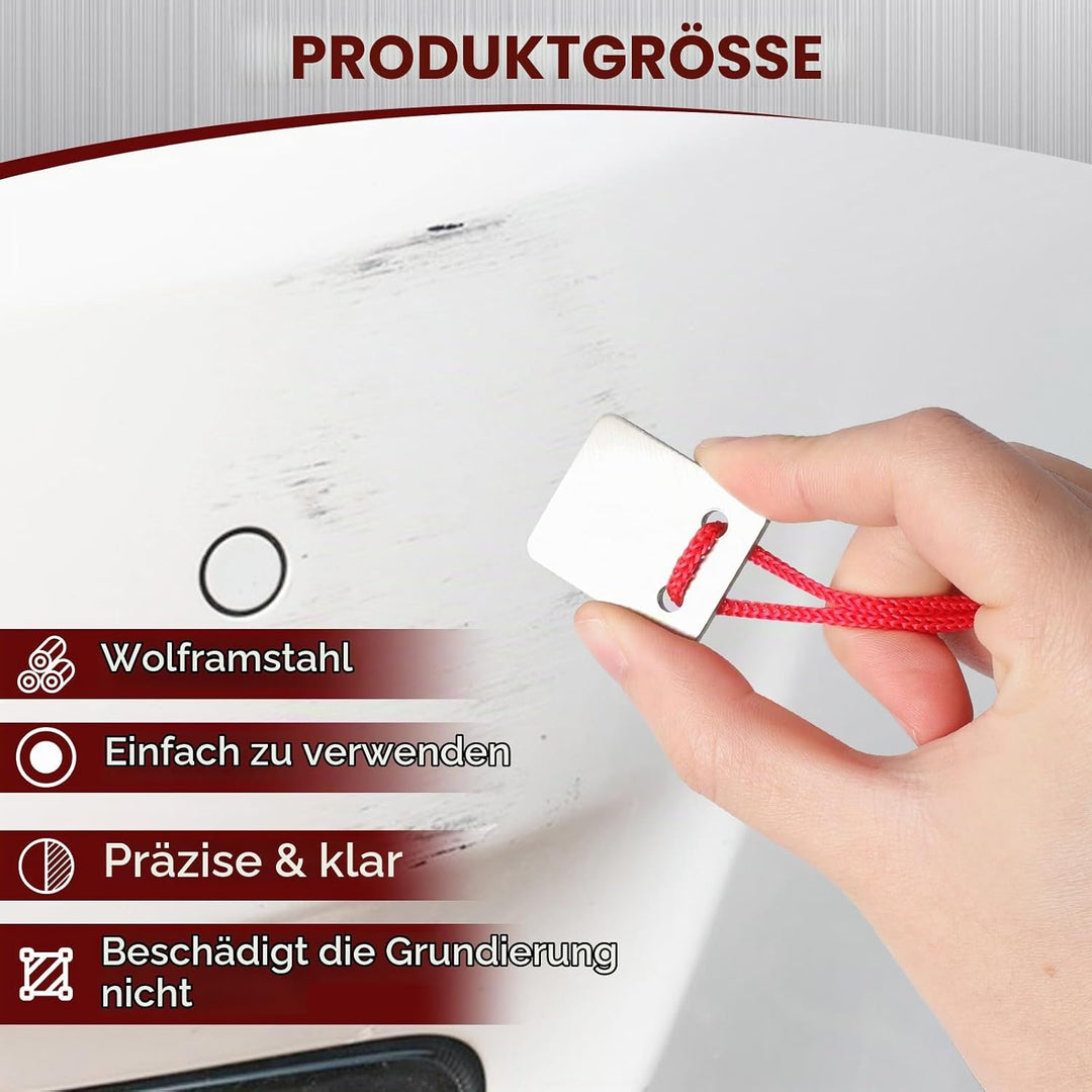 RICKMASK Lackhobel Autolack, Lackschaber Auto, Caulk Remover Tool für Schmutz, Flecken und Staubflec