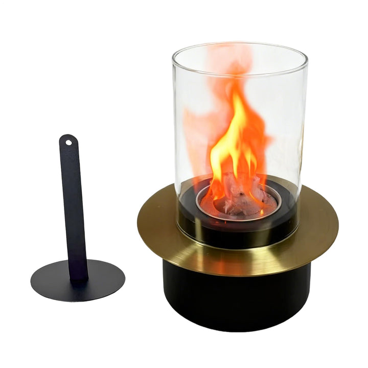 Tischfeuer, tragbar, für den Aussenbereich, flammenlos, tragbar, aus , für Garten, Outdoor, Camping,