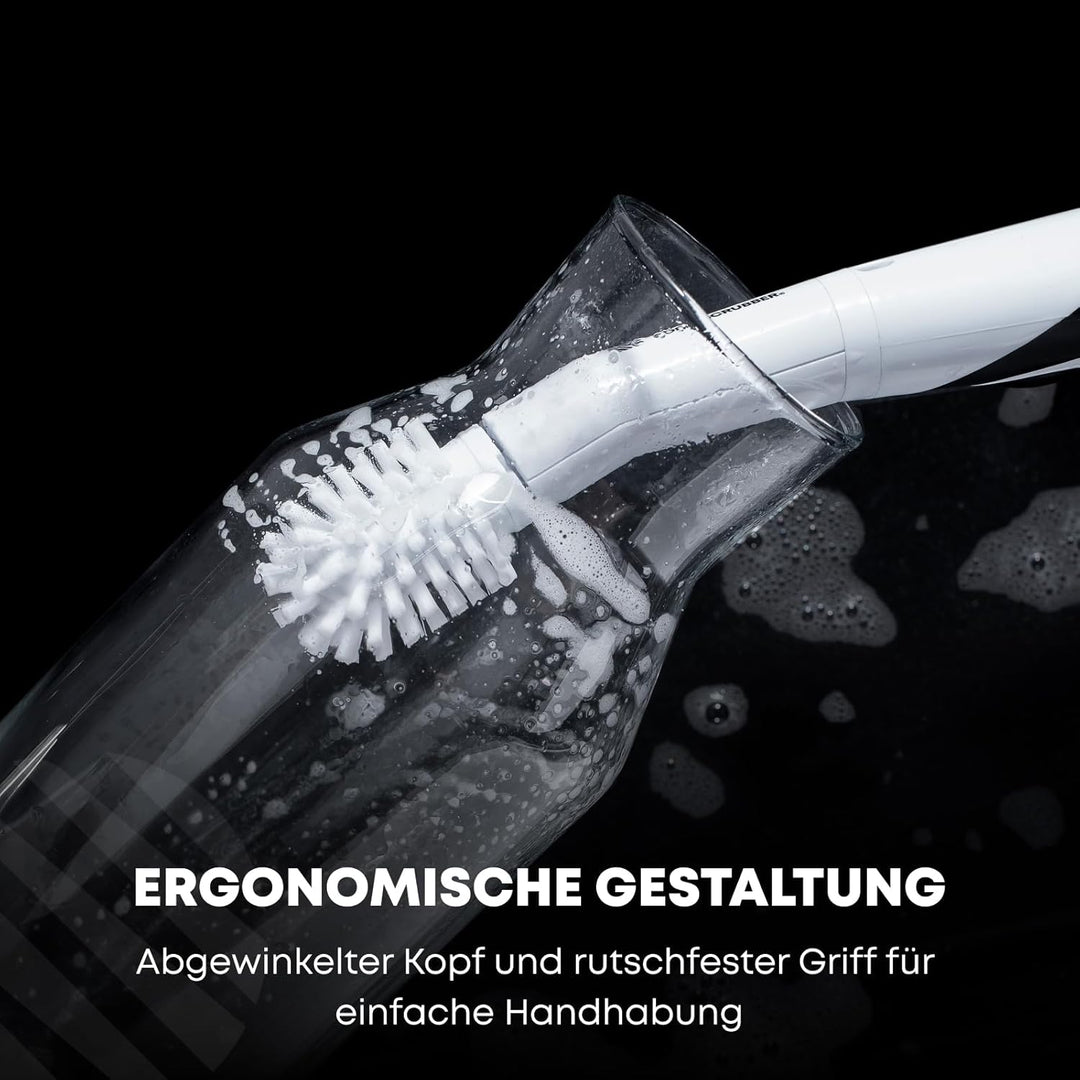 SonicScrubber Elektrische Reinigungsbürste Für Sauberes Geschirr - Hochleistungsmotor - Inklusive 3