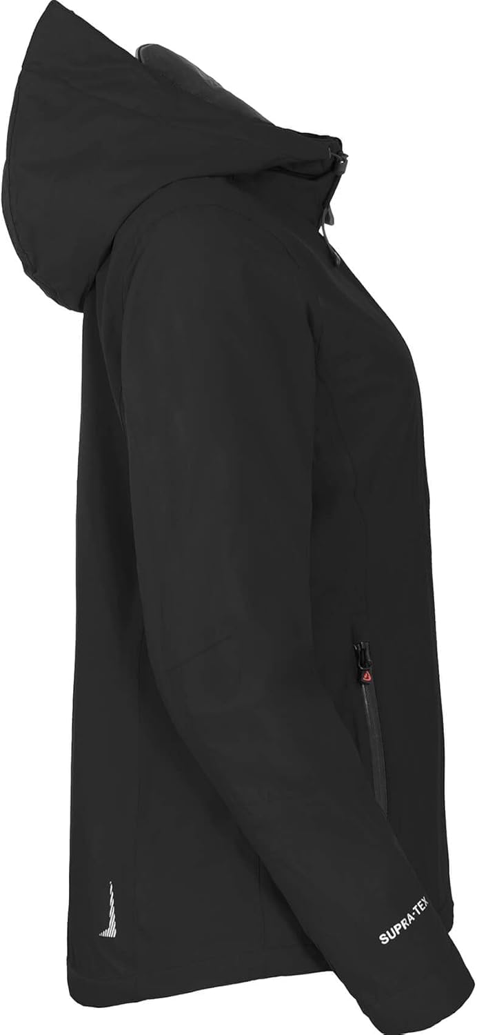 Bergson Damen Regenjacke HELLI THERMO - leicht wattiert - Wanderjacke - Fahrradjacke - Outdoorjacke