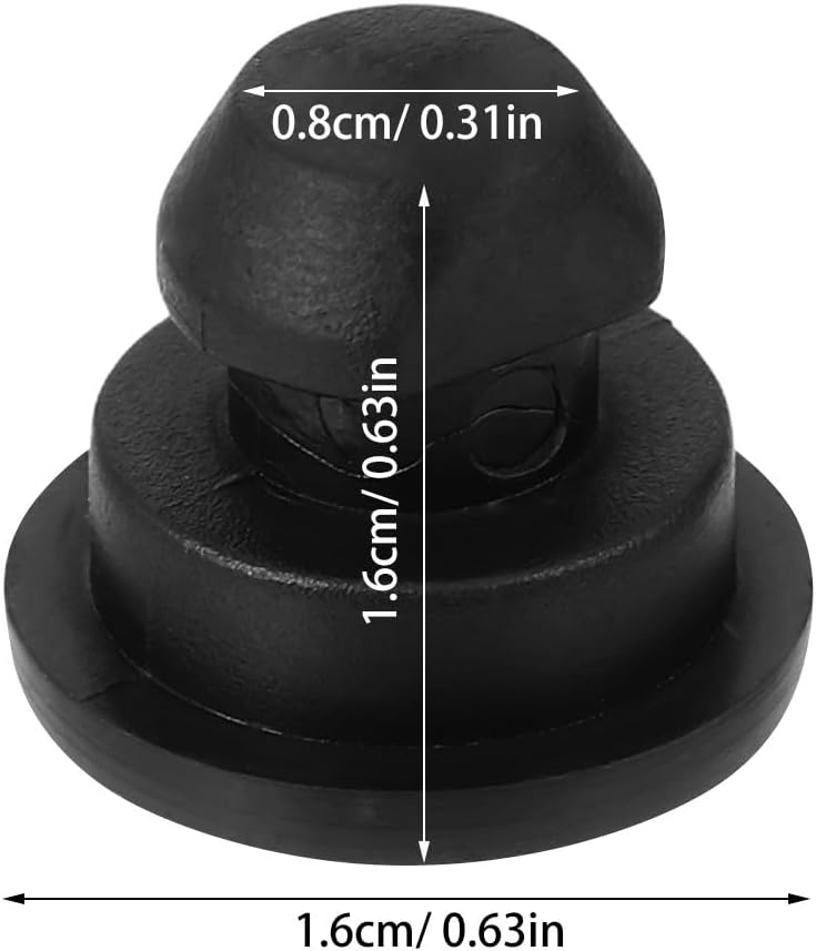 6 Stück Gummifüsse mit Hitzebeständiger Oberfläche und Stossdämpferfunktion für Schneidebretter und