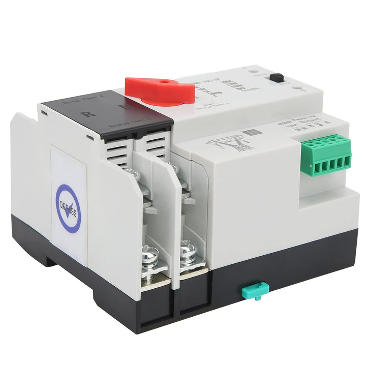 Dual Power Automatischer Transferschalter 110-230VAC/100A, Unterbrechungsfreier 2-Wege-Controller