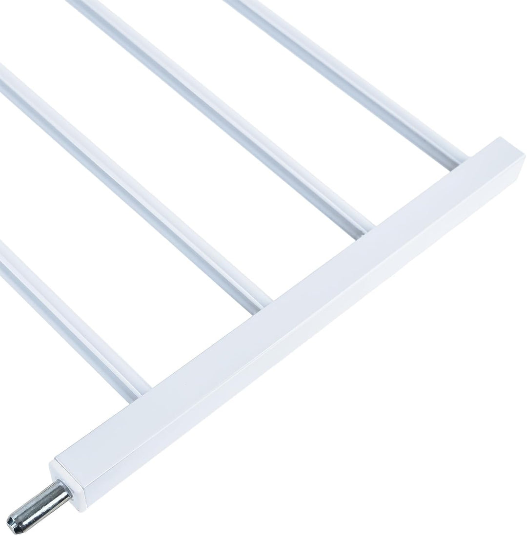 Absperrgitter Treppenschutzgitter weiss für 105-135cm Durchgang 110cm Hoch