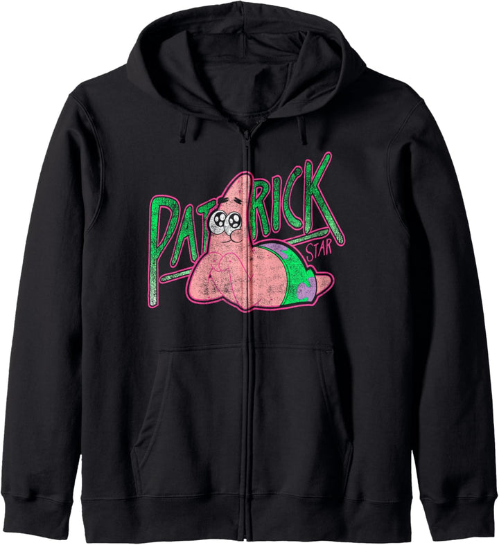 SpongeBob Schwammkopf Patrick Star Klassisches Süsses Lächeln Kapuzenjacke