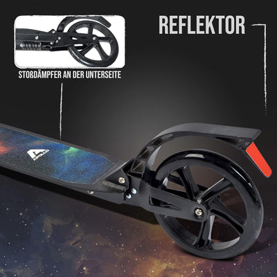 Apollo 200mm Wheel City Scooter - Spectre Pro | Luxus Cityroller mit Doppel Federung, | City-Roller