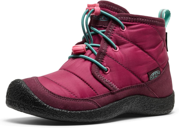 KEEN Unisex Kinder Howser 2 Waterproof Bottes Chukka 23 EU Beaujolais Pool Blue, 23 EU Beaujolais Po