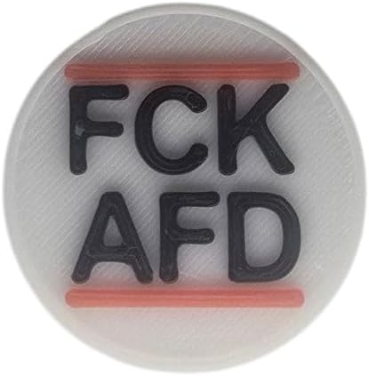 Einkaufschip FCK AFD – Praktischer Chip für den Einkauf 50 Schwarz, 50 Schwarz