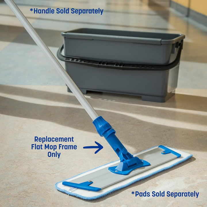Carlisle 363351900 Aluminium Flat Mop Kopf nur, 45,7 cm Länge 18", 18"
