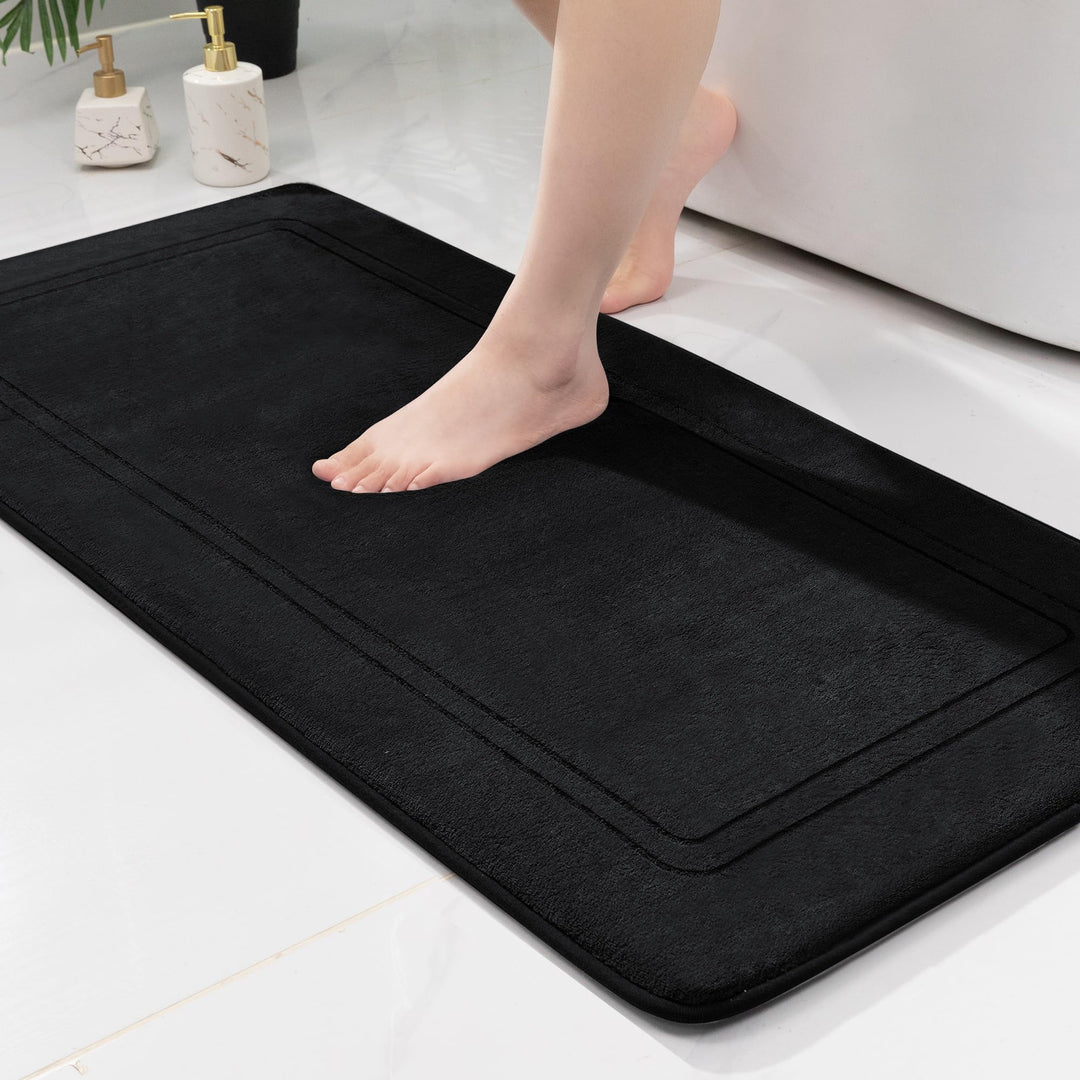 chakme Badematte rutschfest,Badezimmerteppich Weich Badteppich Saugfähige Badvorleger Duschvorleger
