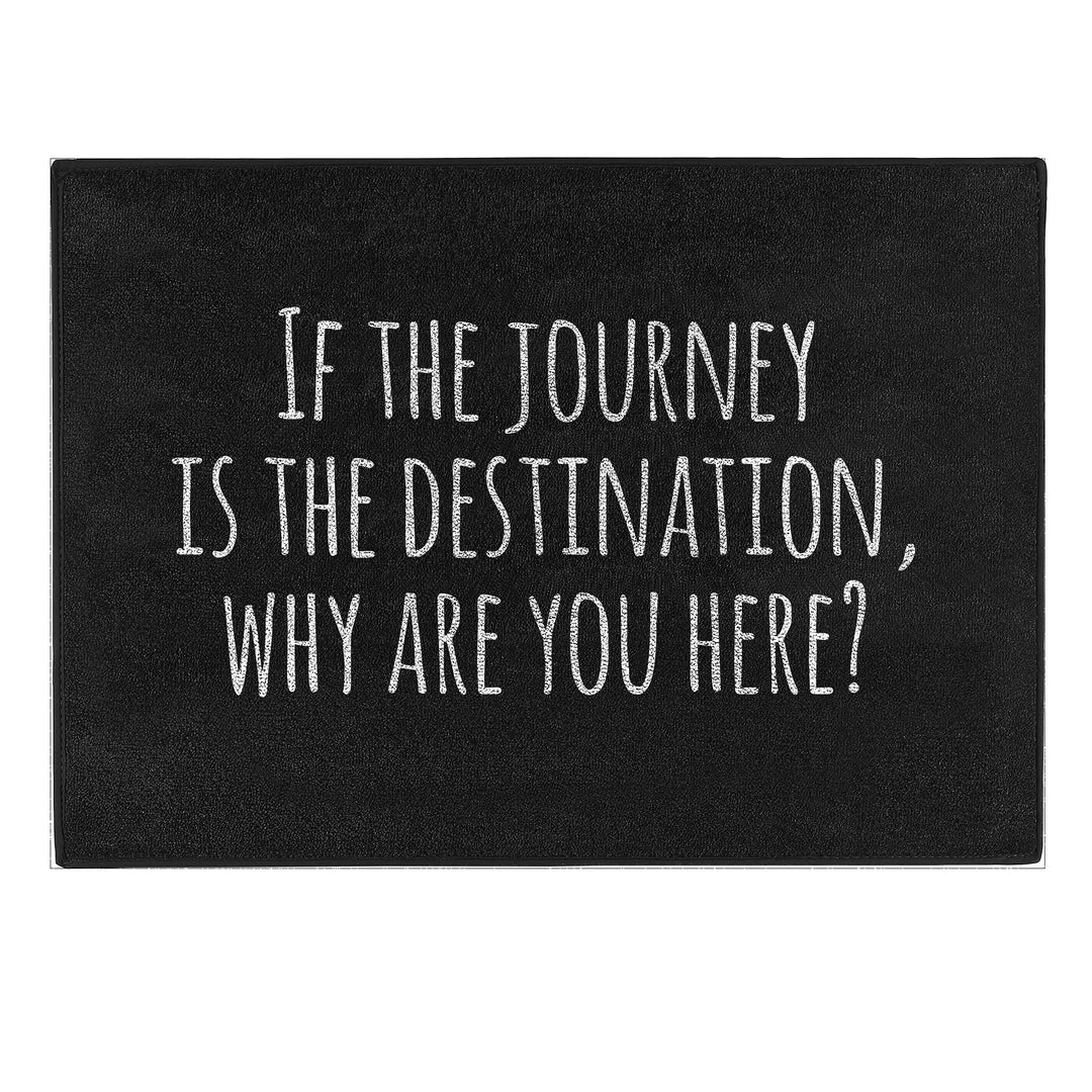 Pechkeks Misfortune Cookies Doormat ''Why Are You here?'', 70 x 50 cm, Black