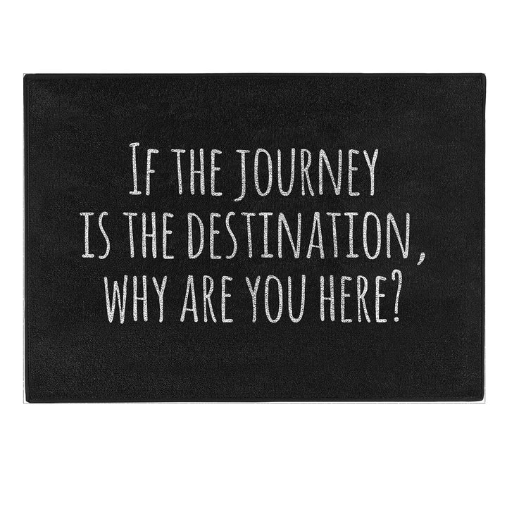 Pechkeks Misfortune Cookies Doormat ''Why Are You here?'', 70 x 50 cm, Black