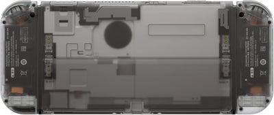 eXtremeRate Full Hülle für Nintendo Switch OLED, DIY-Ersatz Konsole case & Kickstand, NS Joycon Gehä